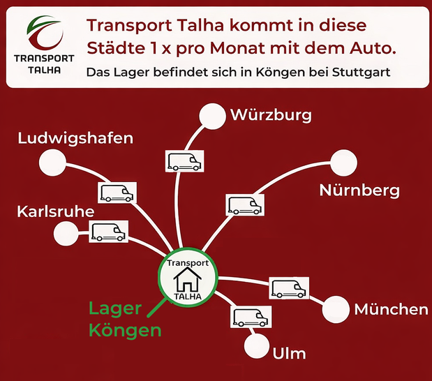 Lagernetz Transport Talha